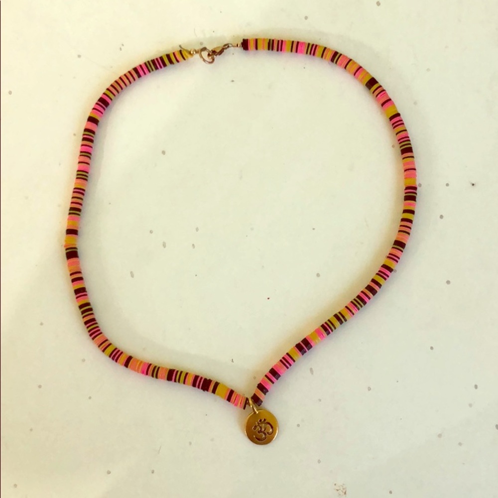 A beaded choker with a charm!